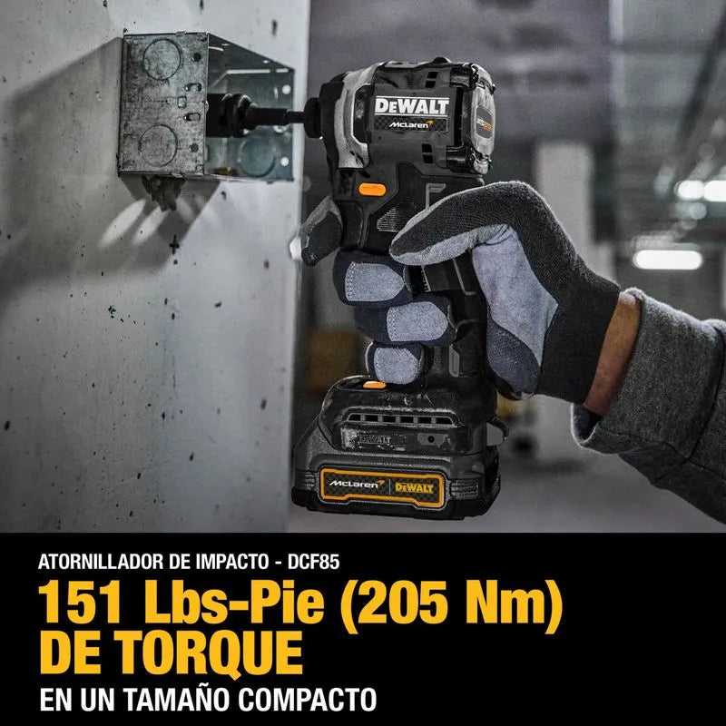 Kit MClaren Dewalt Edicion Limitada Taladro Atornillador + Pulidora Dck200me2gt-b3 TT