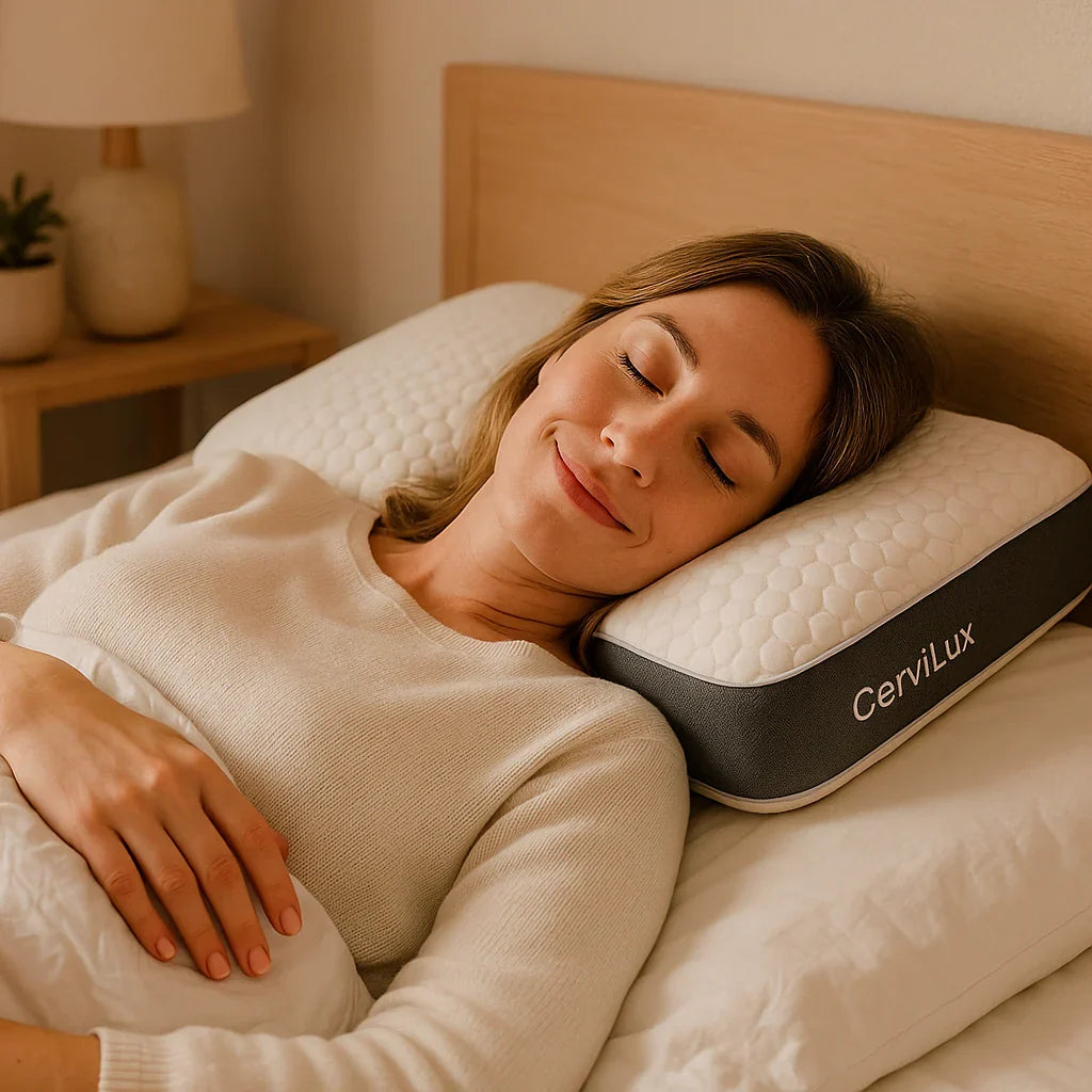 PAGA 1 y LLEVASE 4 - Almohada CerviLux™ - Redescubre el placer de despertar sin dolores