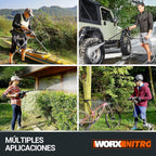HIDROLIMPIADORA WORX NITRO HYDROSHOT 24V - MOTOR BRUSHLESS 56 BAR CON BATERÍA 4.0Ah Y CARGADOR