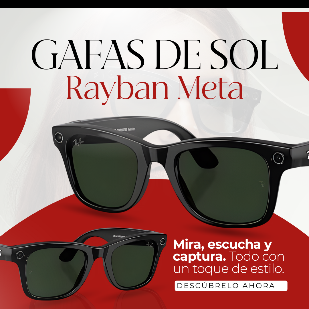PROMOCIÓN NAVIDAD 50% DESCUENTO GAFAS META RAYBAN WAYFARER GEN 2 - NOVEDAD EN GUATEMALA