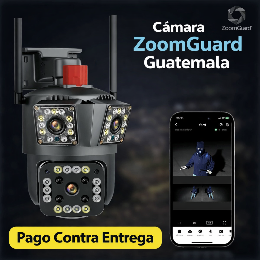 ZOOM GUARD - CAMARA DE SEGURIDAD + MEMORIA ILIMITADA TT