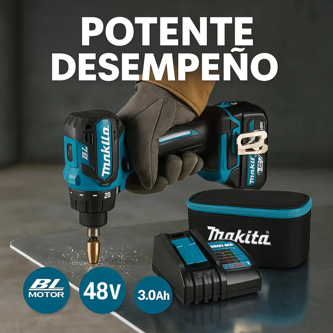 [2X1 OFERTA BLACK FRIDAY] - KIT TALADRO INALÁMBRICO y IMPACTO + 26 ACCESORIOS + 2 BATERIAS REGALO