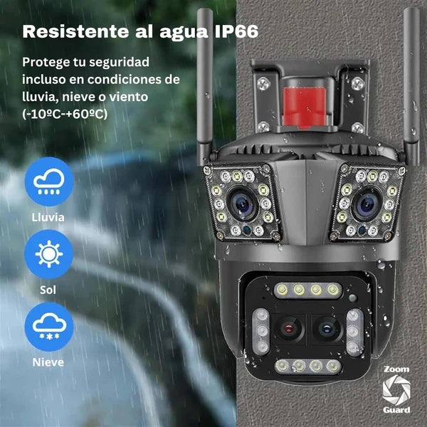 ZOOM GUARD - CAMARA PTZ DE SEGURIDAD + INTELIGENCIA ARTIFICIAL