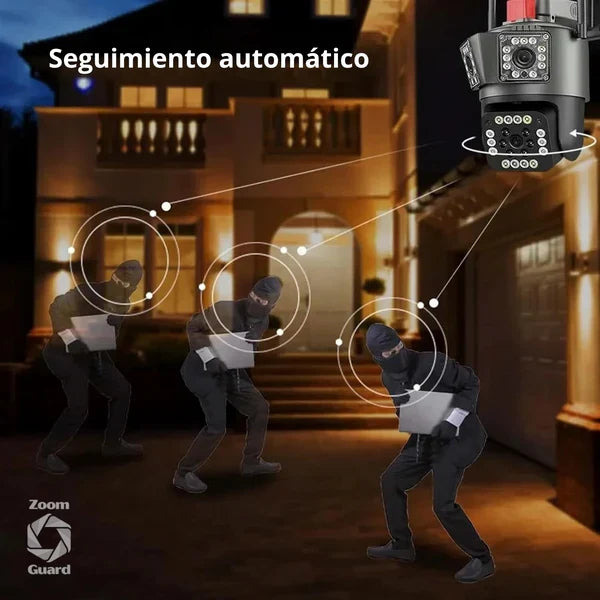 ZOOM GUARD - CAMARA PTZ DE SEGURIDAD + INTELIGENCIA ARTIFICIAL
