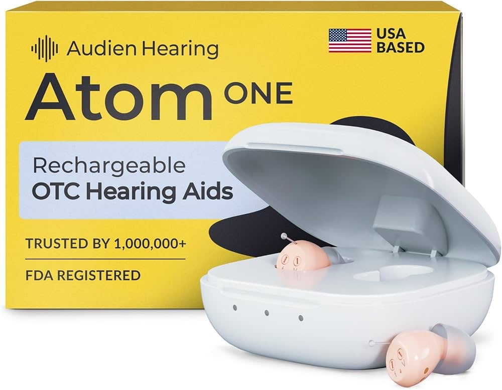 Audien Atom One — Audífonos Recargables OTC Inalámbricos