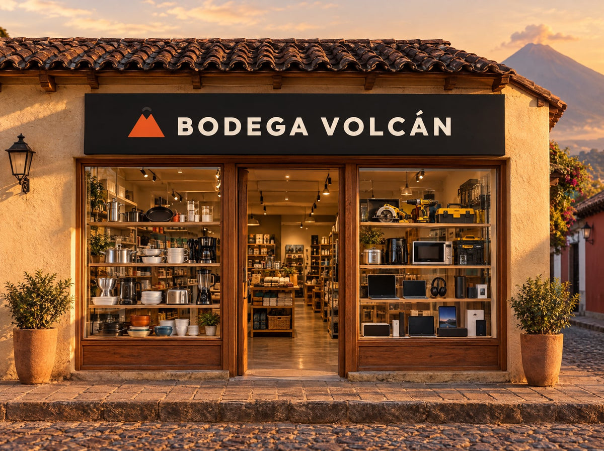 Fachada de la tienda Bodega Volcán