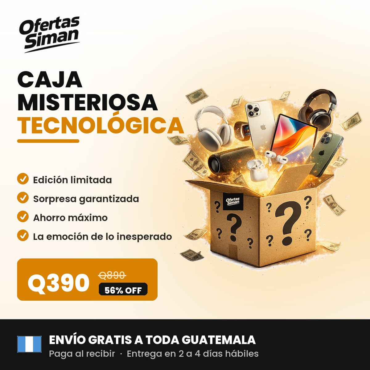CAJA MISTERIOSA EDICIÓN IPHONE 17 Pro Max - DESCUENTO REMATE 2026 (Últimas Unidades)