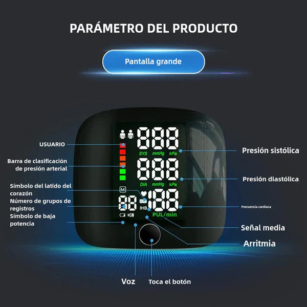 Monitor de presión digital con voz para información de resultado👨‍⚕️👨‍⚕️